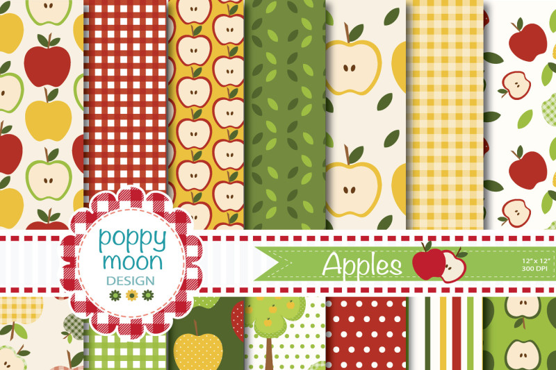 fruits-paper-and-clipart-set