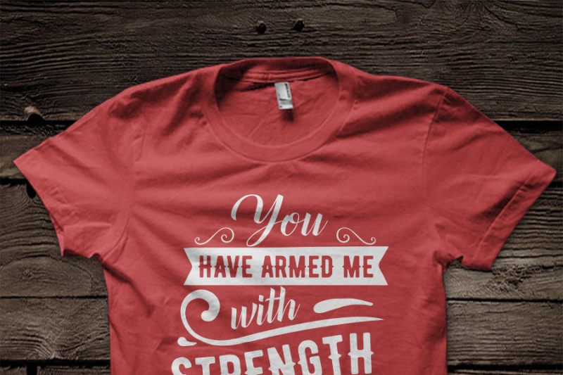 you-have-armed-me-with-strength-for-the-battle-svg