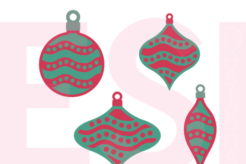 Download Christmas Ornament Designs - SVG, DXF & EPS cutting files By ESI Designs | TheHungryJPEG.com