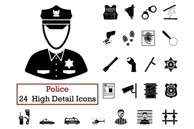 set-of-24-police-icons