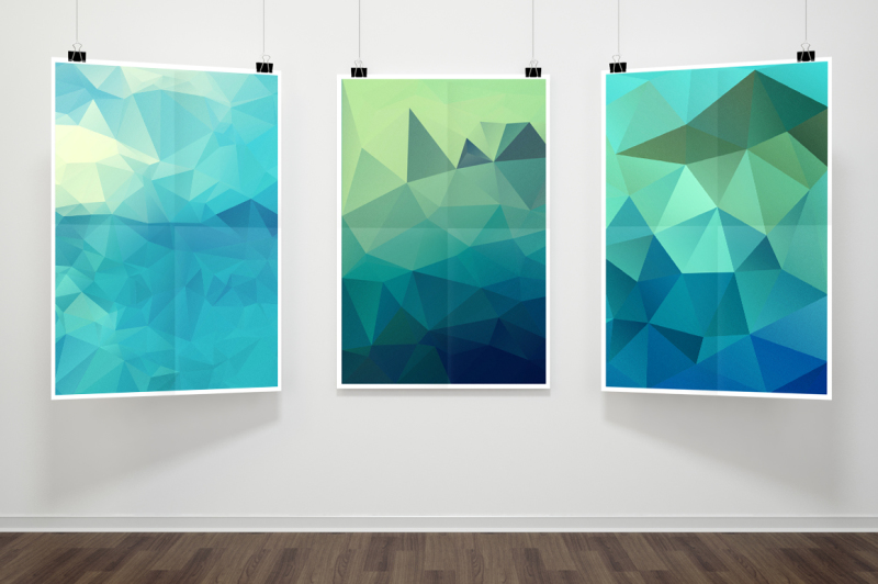 triangles-landscapes-collection