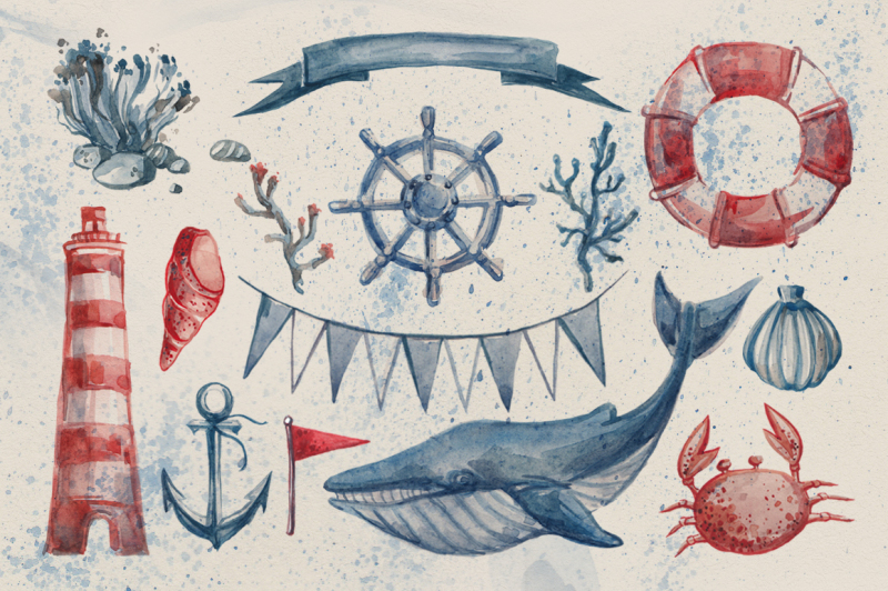 nautical-watercolor-set