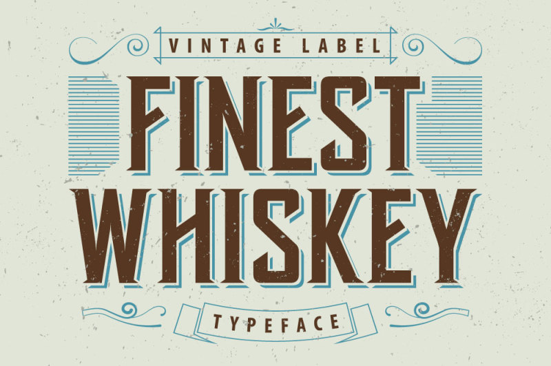 another-whiskey-label-font