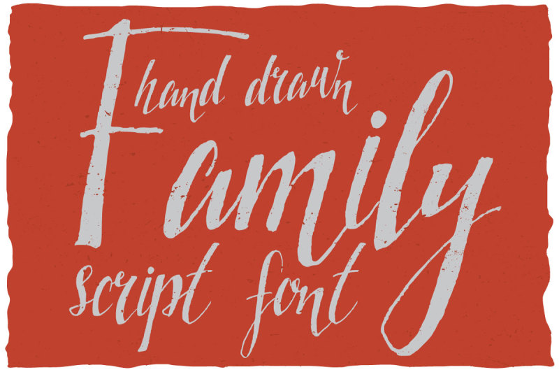 family-hand-drawn-font