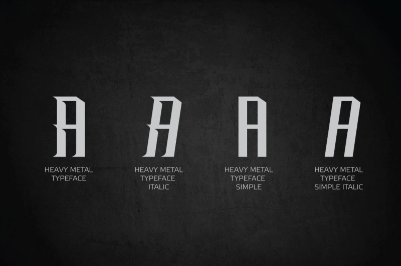 heavymetal-typeface