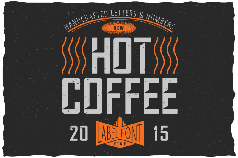 hot-coffee-label-font