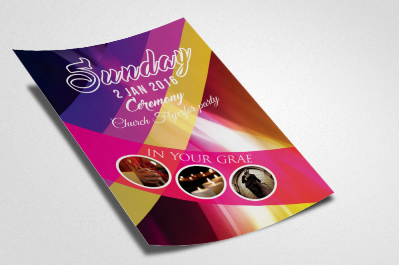 sunday-prayer-church-flyer