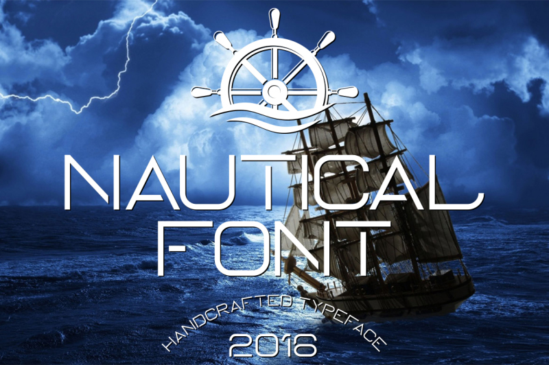 nautical-typeface