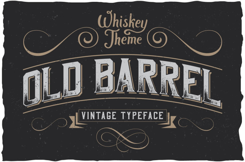 oldbarrel-vintage-typeface