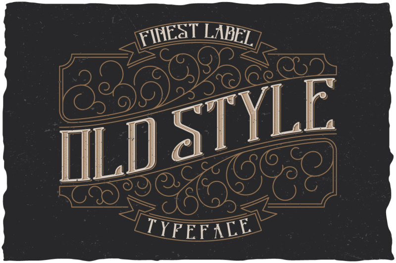old-style-label-typeface
