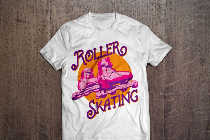 roller-skating-t-shirt-design