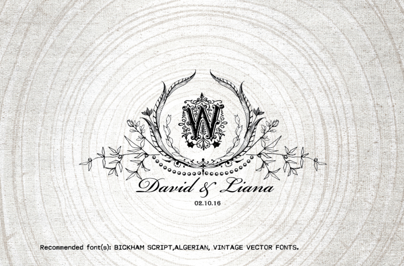 vintage-wedding-monogram-wedding-logo