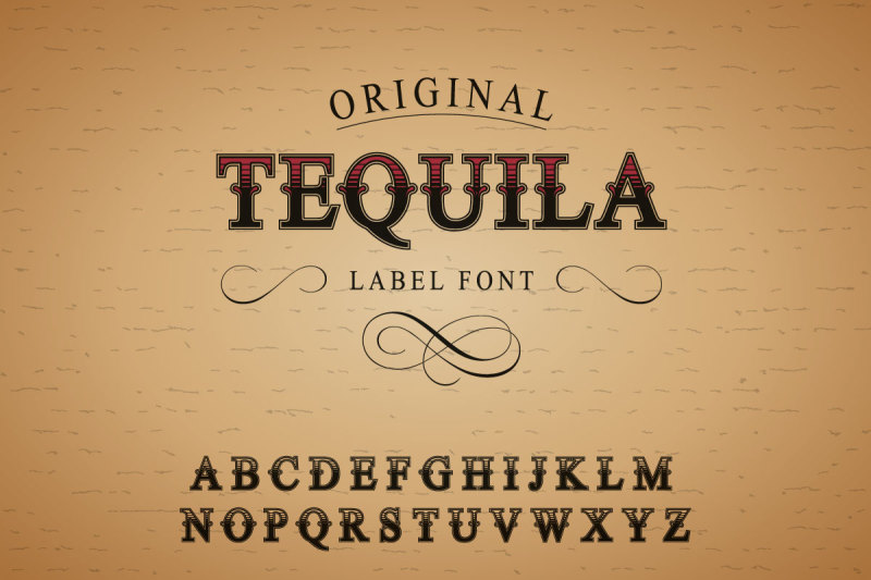 tequila-label-font