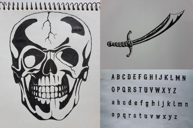 tortuga-hand-drawn-font
