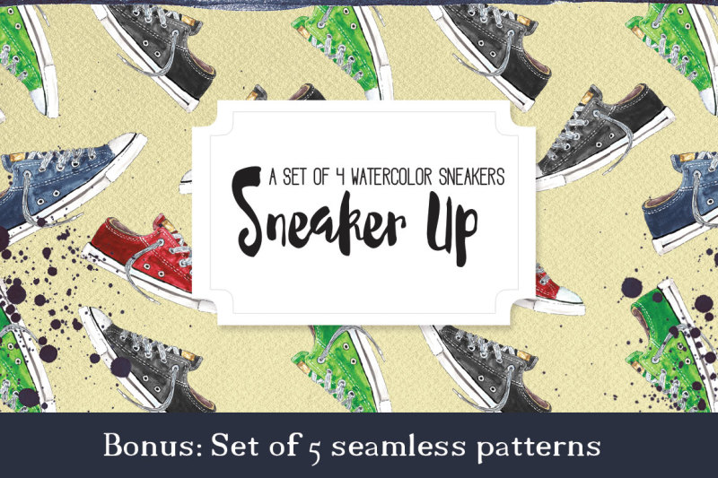 set-of-4-watercolor-sneakers-bonus