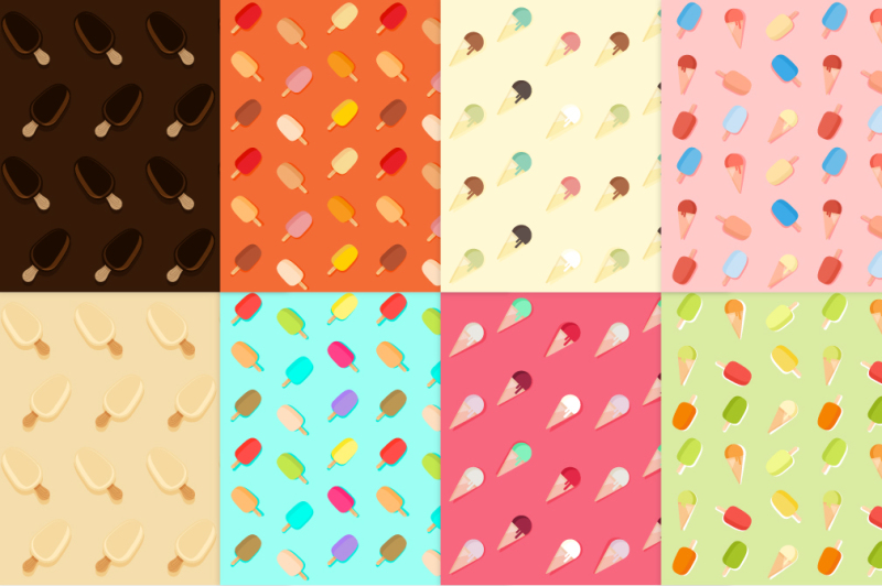 8-ice-creams-seamless-patterns