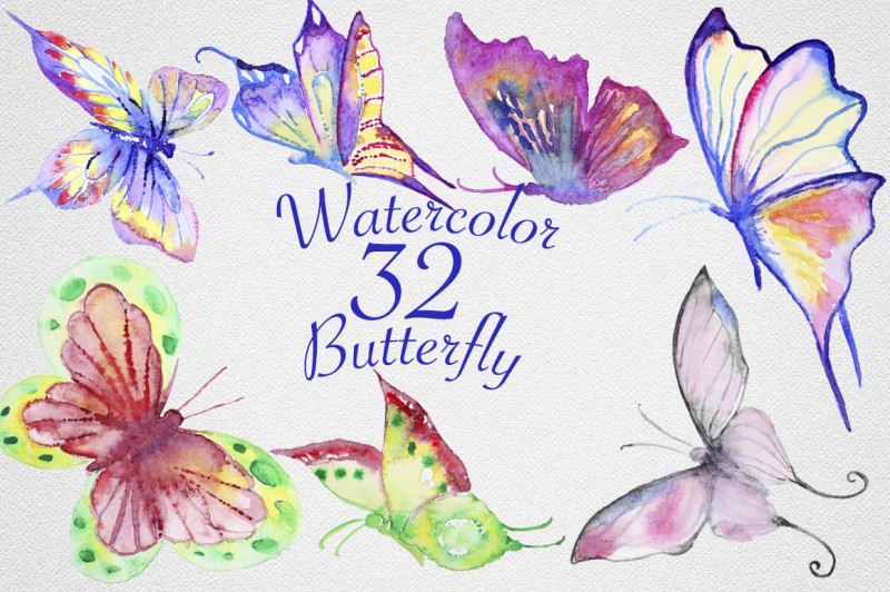watercolor-butterfly-set-2