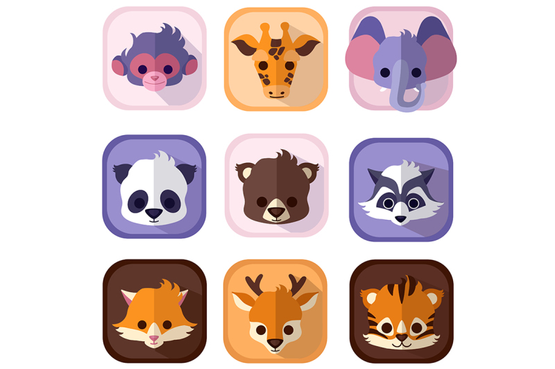 the-set-of-nine-cute-baby-animals