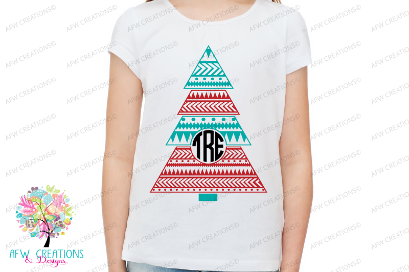 aztec-christmas-trees-svg-dxf-eps-cut-files