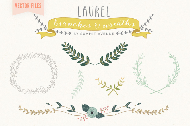 vector-laurel-and-wreath-designs