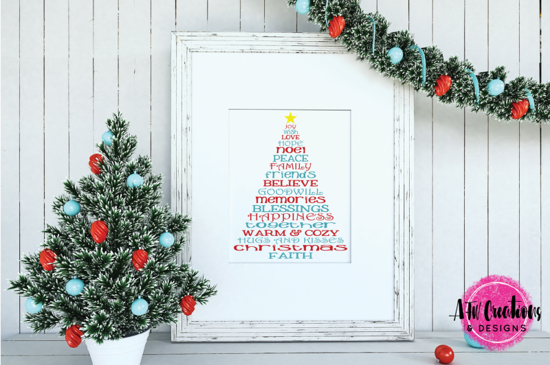 christmas-word-trees-svg-dxf-eps-cut-files