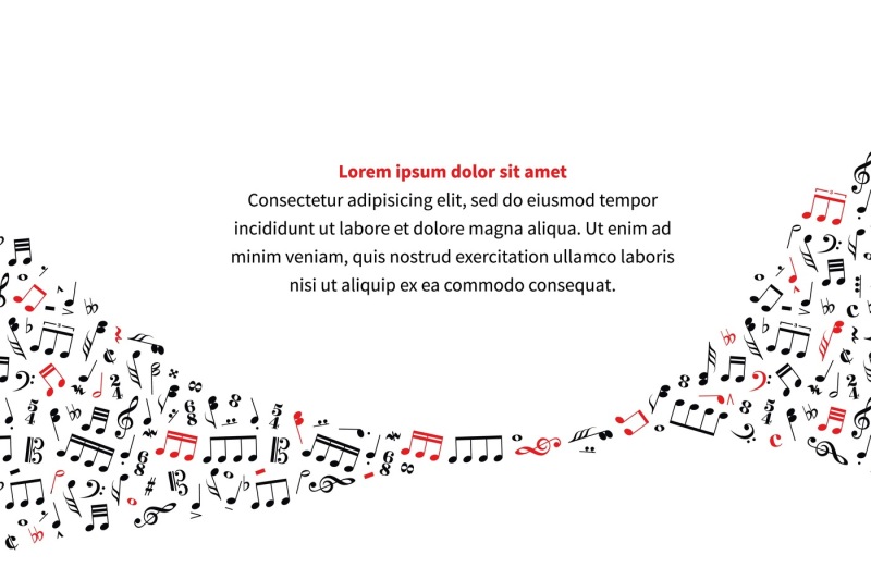 a4-size-horizontal-music-background-template