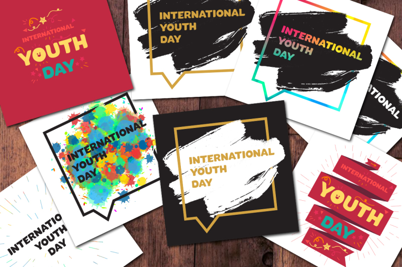8-international-youth-day-banners