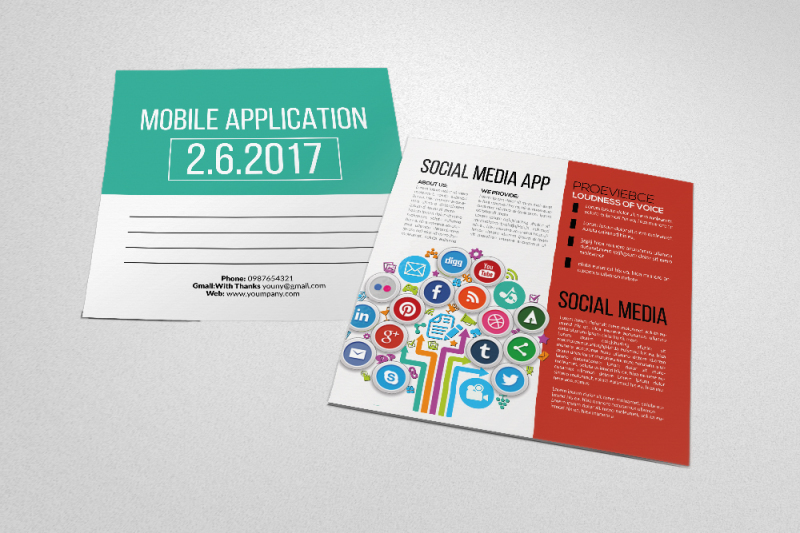social-media-app-post-card-template
