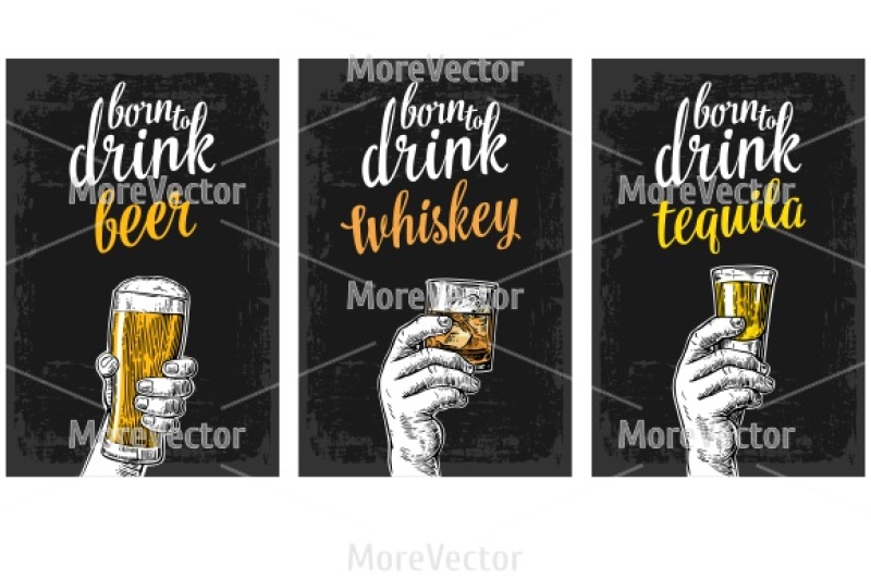 hand-hand-glass-beer-tequila-vodka-rum-whiskey
