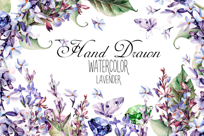 hand-drawn-watercolor-lavender