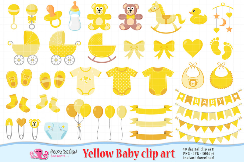 yellow-baby-clipart