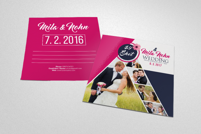 wedding-invitation-postcard-template