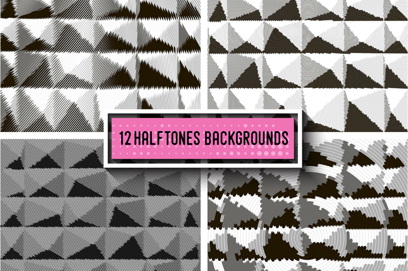 12-halftone-backrounds