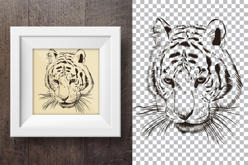 tiger-hand-drawn-print-2