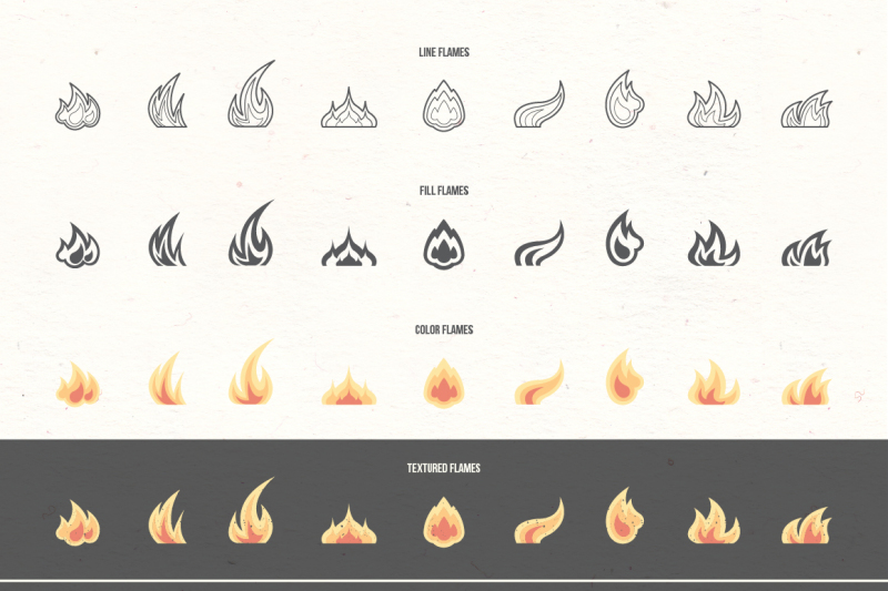 fire-and-flames-vector-icons