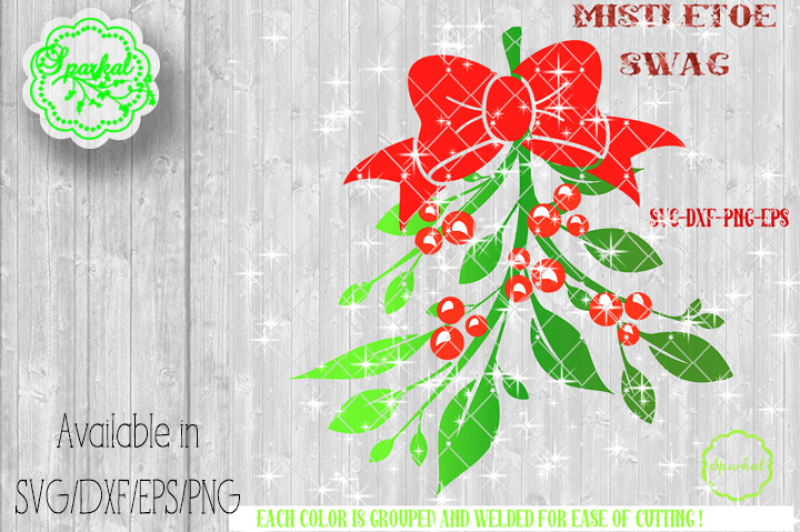 mistletoe-swag-cutting-design-svg-eps-dxf-png