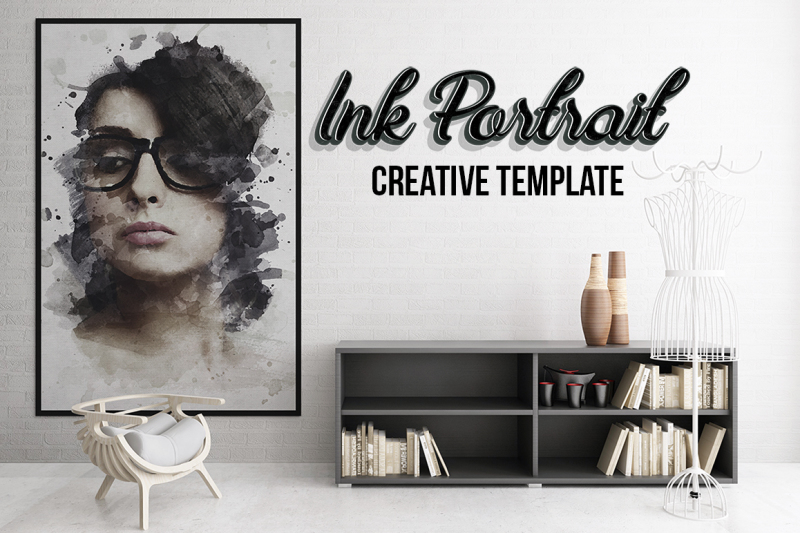 ink-portrait-creative-template