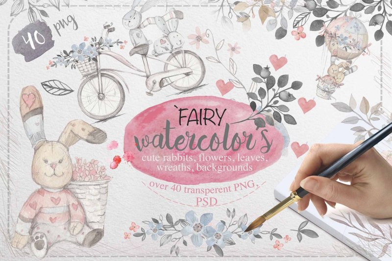 fairy-watercolors