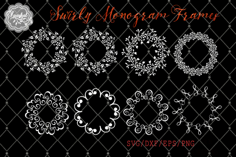 15-swirly-monogram-frames-svg-eps-dxf-png