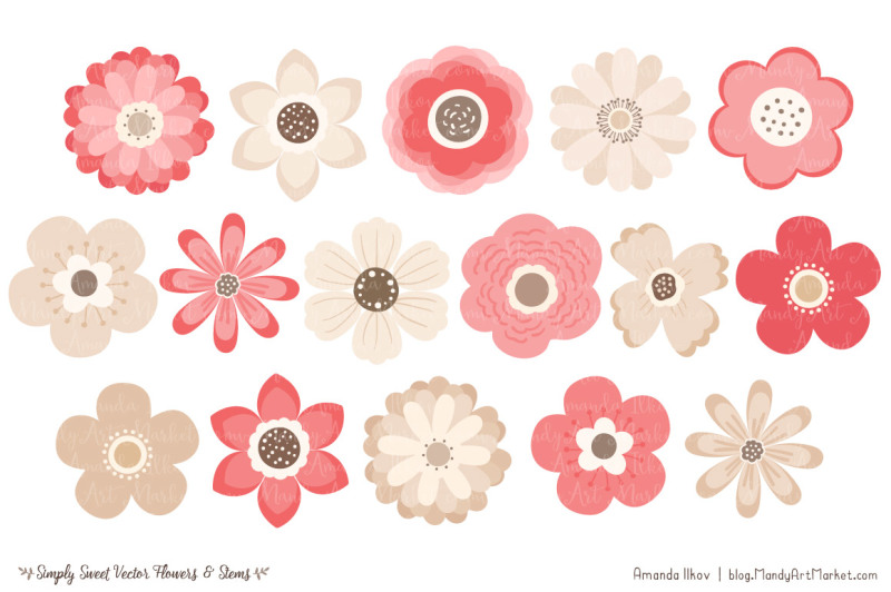 simply-sweet-vector-flowers-and-stems-clipart-in-coral