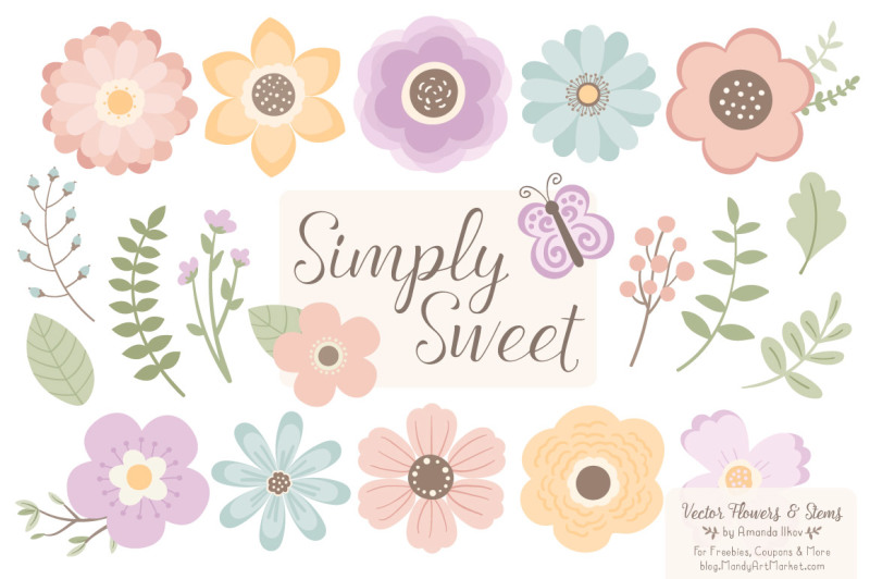 simply-sweet-vector-flowers-and-stems-clipart-in-grandmas-garden