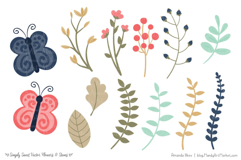 simply-sweet-vector-flowers-and-stems-clipart-in-modern-chic