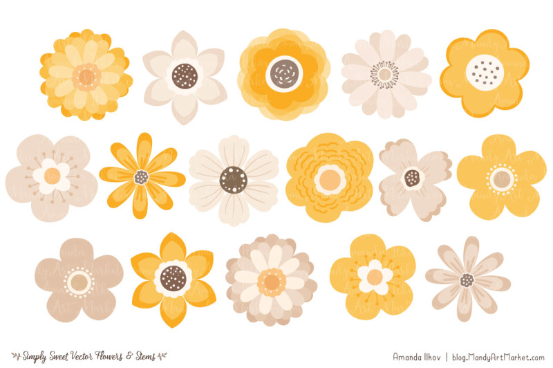 simply-sweet-vector-flowers-and-stems-clipart-in-sunshine