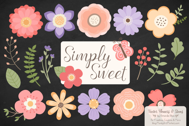 simply-sweet-vector-flowers-and-stems-clipart-in-wildflowers