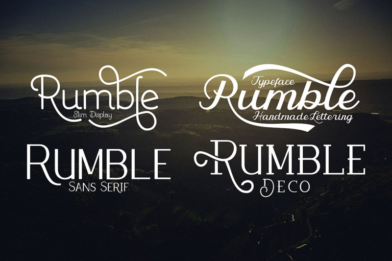 rumble-4-font-family