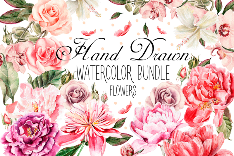 hand-drawn-watercolor-bundle-flowers