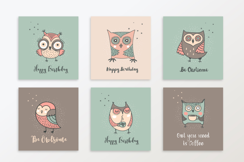 cute-hand-drawn-owl-illustrations