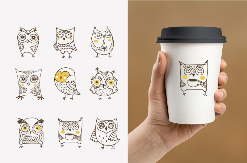 cute-hand-drawn-owl-illustrations