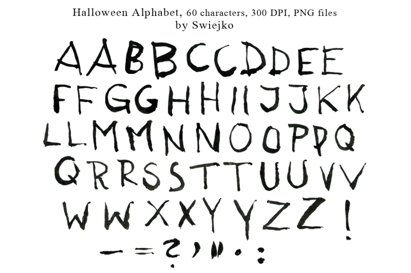 halloween-alphabet-hand-painted