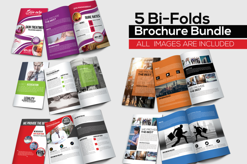5-bi-fold-brochure-bundle